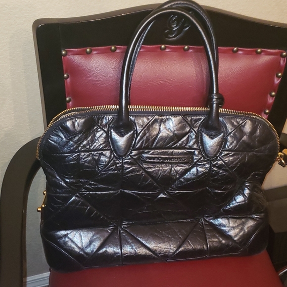 Marc Jacobs Handbags - Marc Jacobs Quilted Leather Satchel Purse